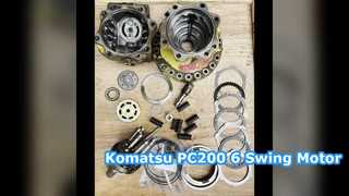 El excavador de PC200-6 PC220-6 6D102 parte el montaje 706-75-01170 del motor del oscilación